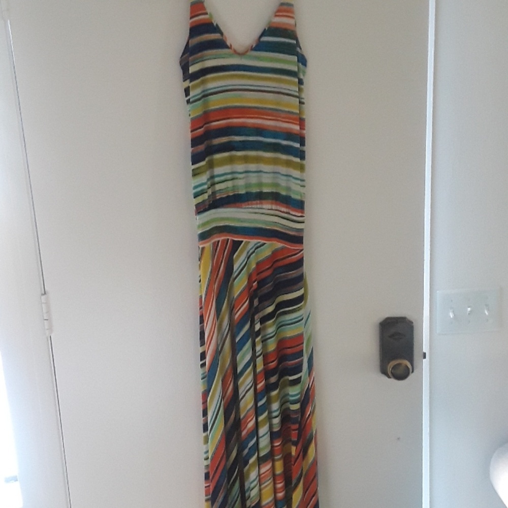 Veronica m dropwaist maxi dress